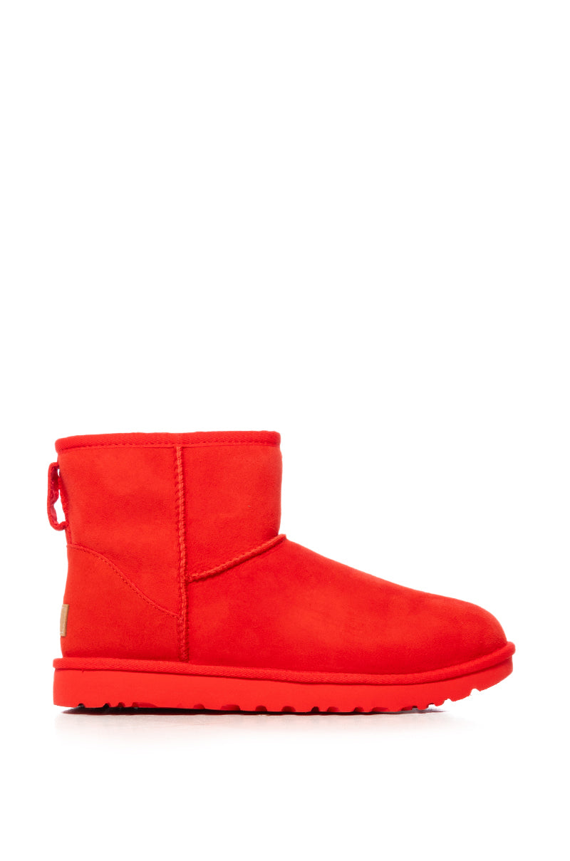 UGG CLASSIC MINI II BOOTIE IN RED