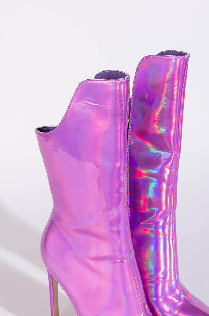 AZALEA WANG HALO SEXY BOOTIE IN PURPLE