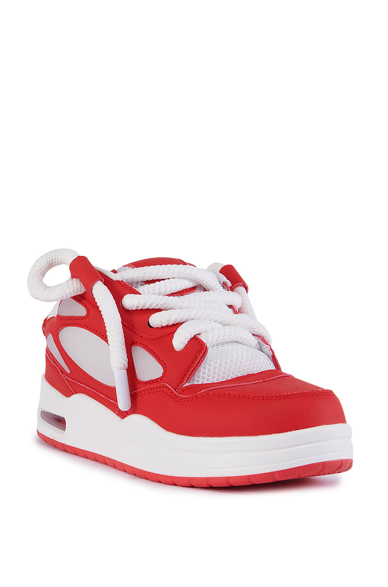 AZALEA WANG CHANTOL RED SNEAKER