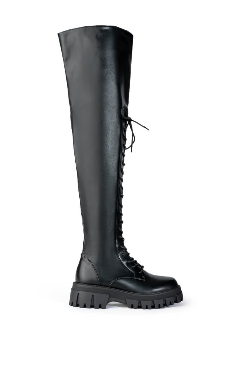 AZALEA WANG KANE BUCKET BOOT IN BLACK