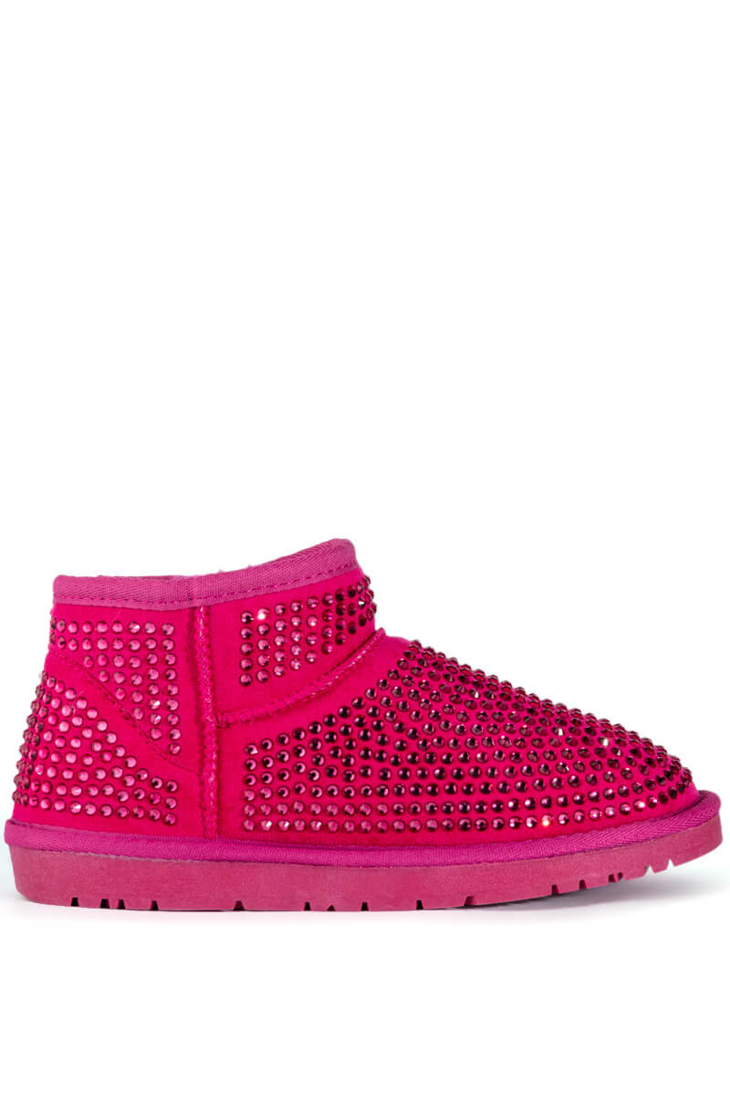 AKIRA FAIRYSTALE BLING BOOTIE IN PINK