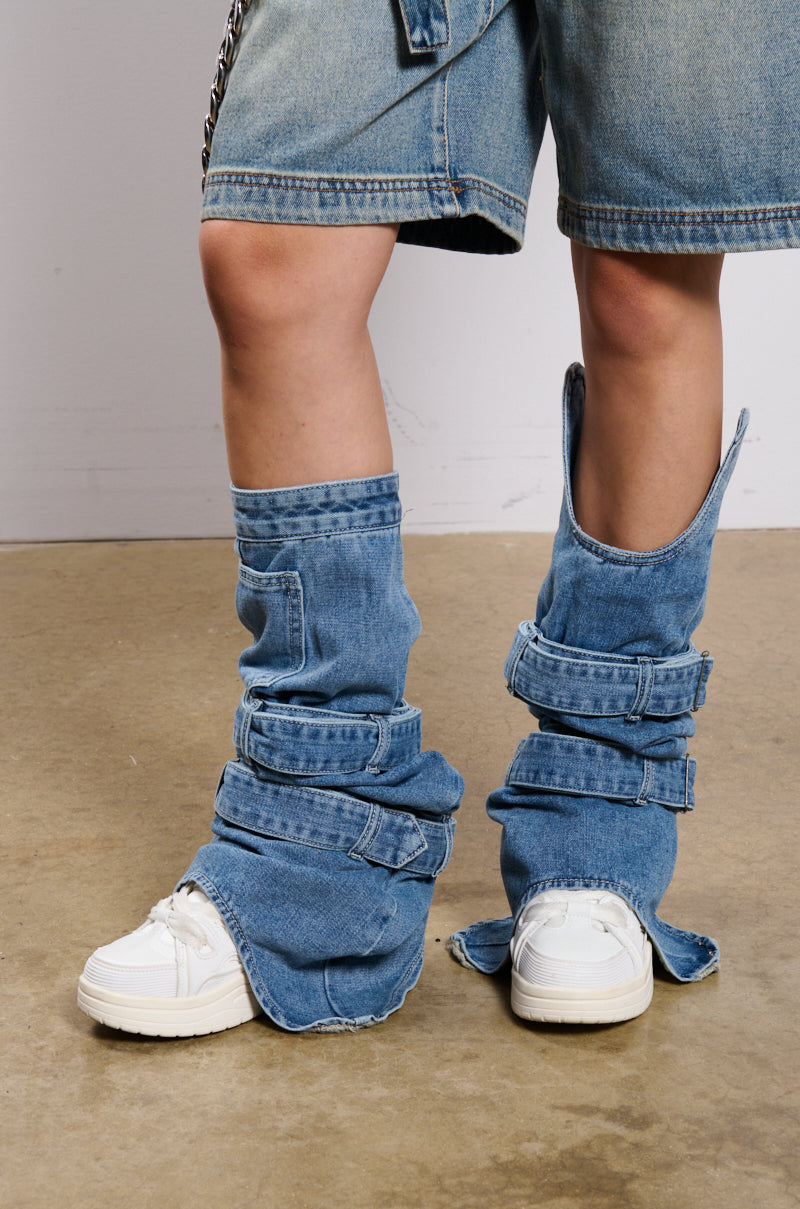 DENIM BLUES LEG SLEEVES