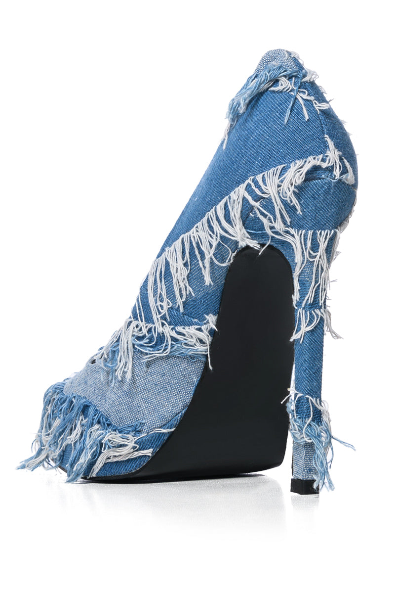 AZALEA WANG GIADA DENIM PUMP