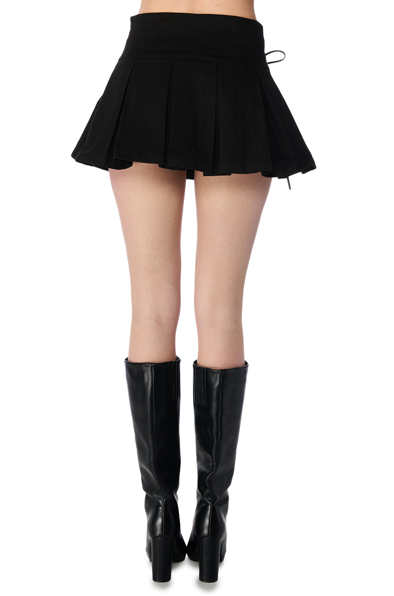 CORALINE PLEATED MINI SKIRT