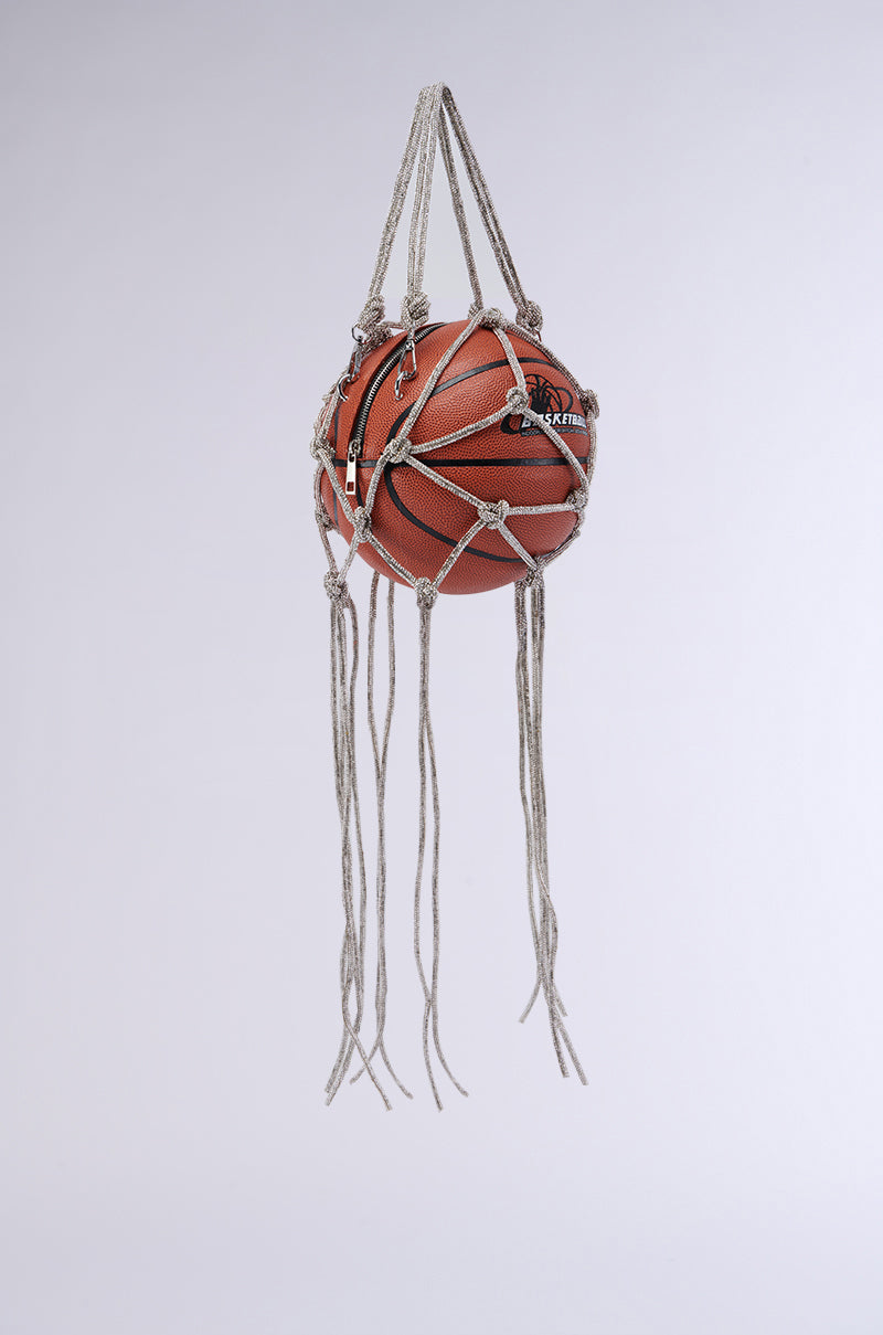 COURTSIDE BLING BASKETBALL PURSE