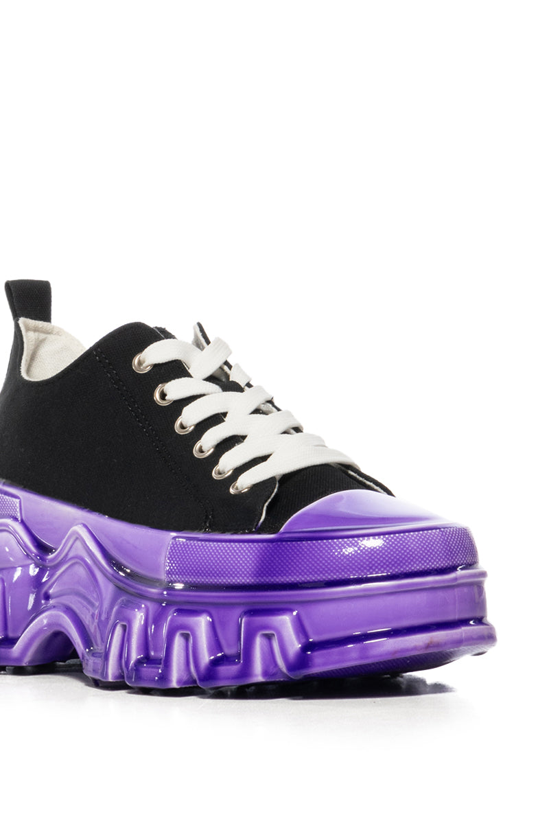 THE BLOG PURPLE SOLE SNEAKER