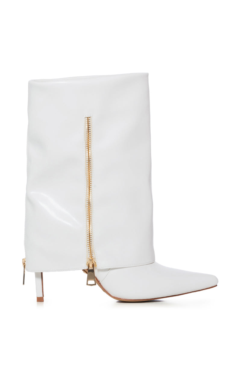 AZALEA WANG ZAHAVIA WHITE BOOTIE