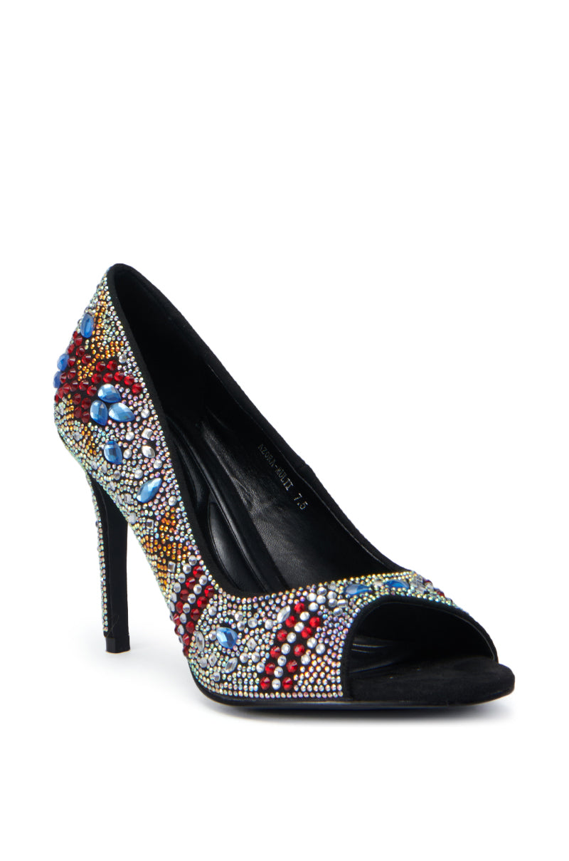 AZALEA WANG AZORA MULTI EMBELLISHED SANDAL