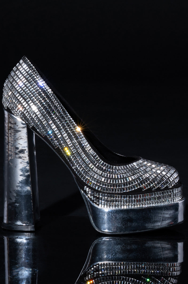 AZALEA WANG PHILIPA CHUNKY PLATFORM IN SILVER