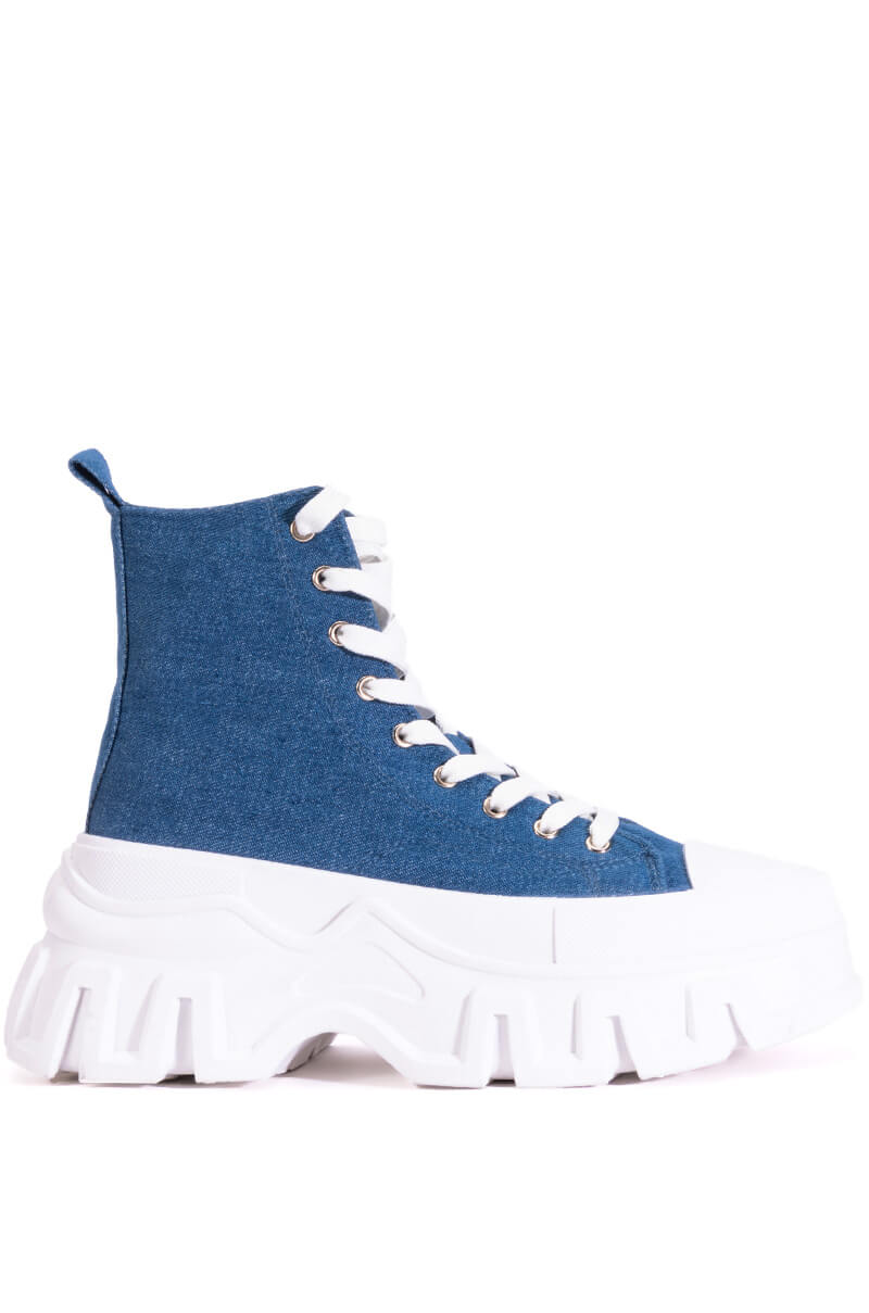 ROLLIN HIGH SHAFT DENIM SNEAKER