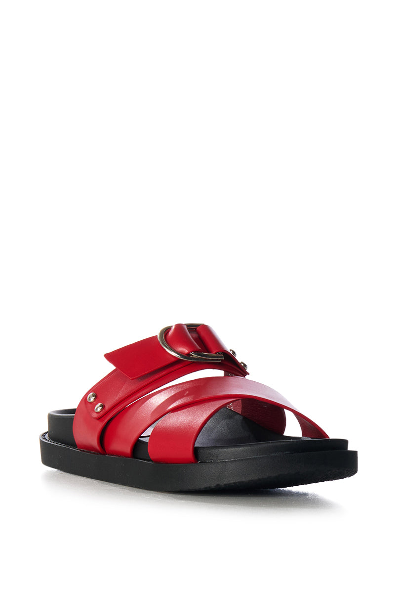 AZALEA WANG SHYLOH RED SANDAL