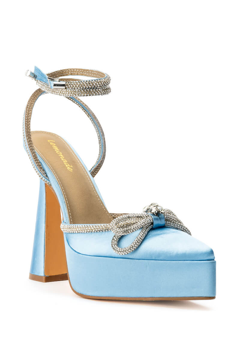 CHANDON BOW PUMP IN BLUE