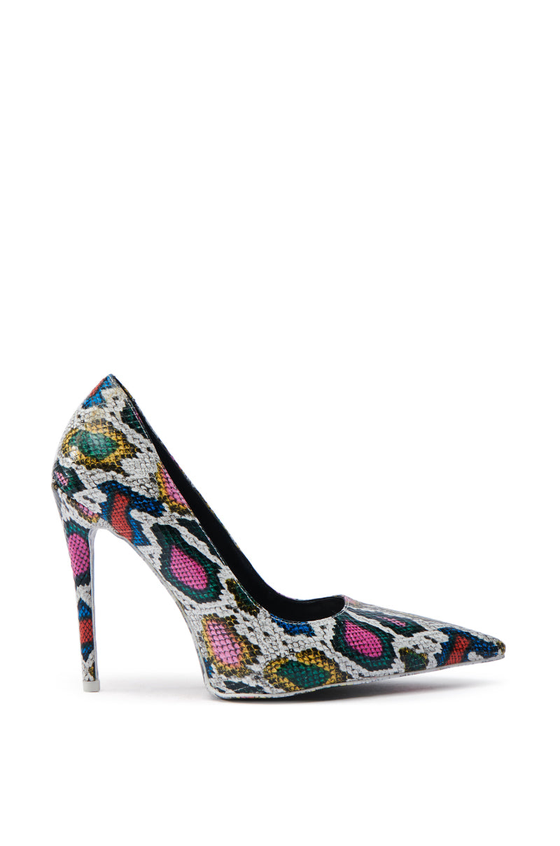 AZALEA WANG AURELIUS MULTI SNAKE STILETTO PUMP