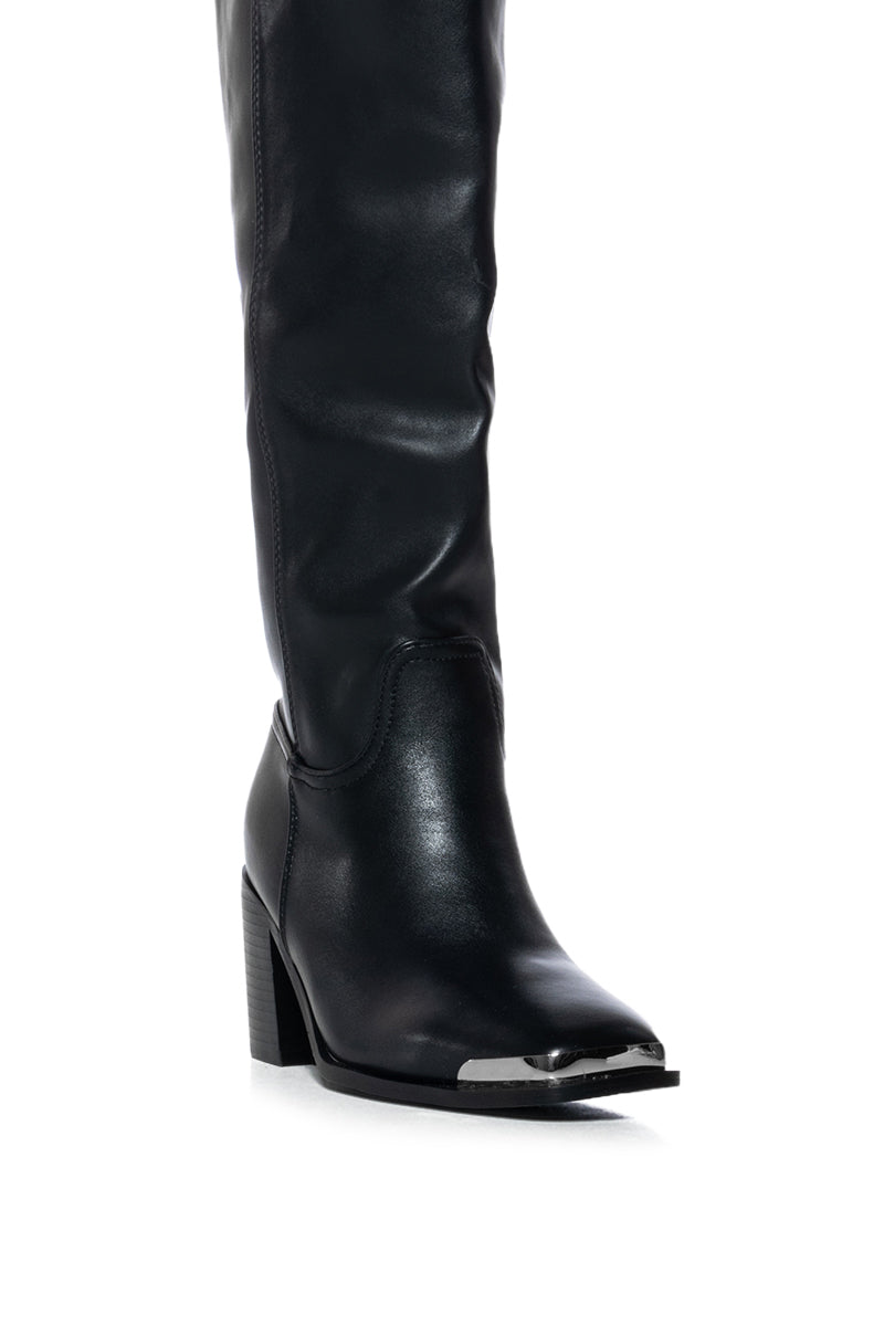 AZALEA WANG KOLSON BLACK BOOT