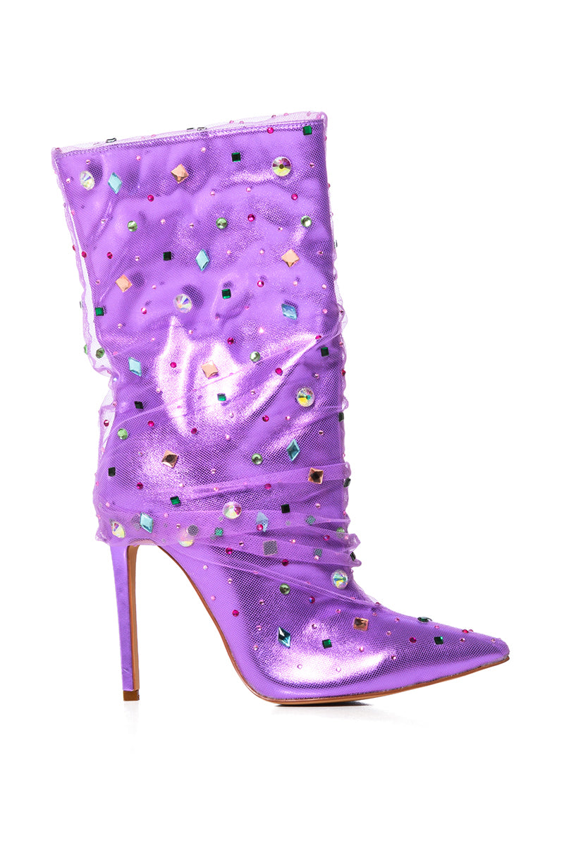 AZALEA WANG LIORA PURPLE GEM BOOTIE