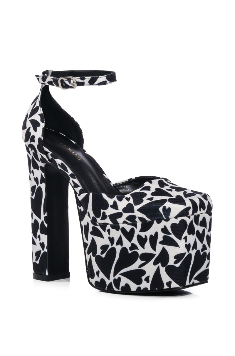 AZALEA WANG PRISCILLA PRINTED PLATFORM PUMP