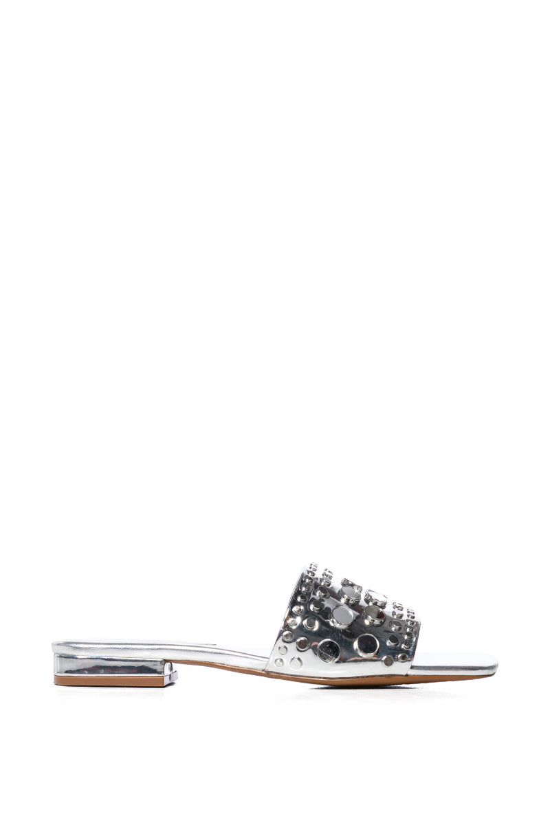 AZALEA WANG SONIA SILVER SANDAL