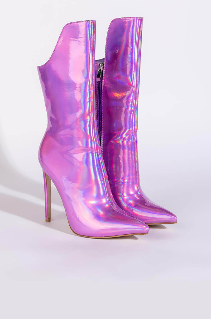 AZALEA WANG HALO SEXY BOOTIE IN PURPLE