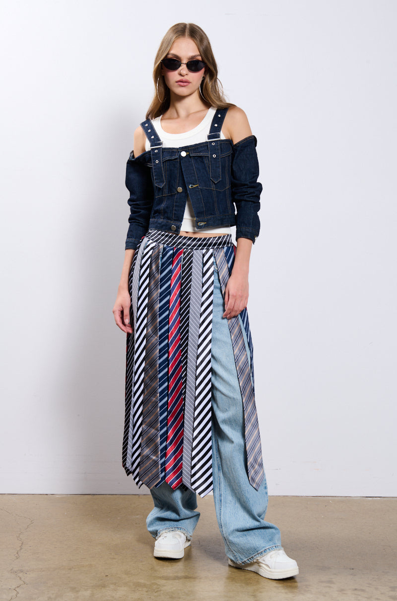 TIE ME DOWN MIDI SKIRT