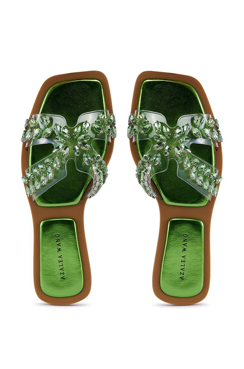 AZALEA WANG FALKEN GREEN SANDAL