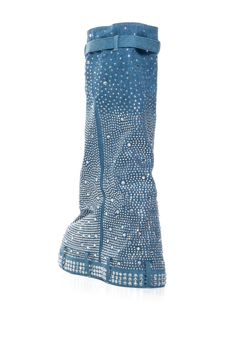 KASTEL FOLD OVER EMBELLISHED BOOT