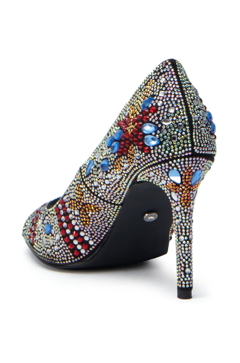 AZALEA WANG AZORA MULTI EMBELLISHED SANDAL