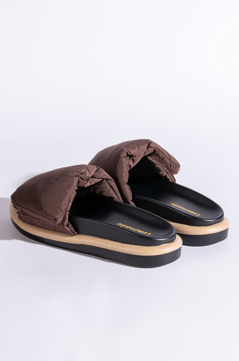 PILLOW SLIP ON COMFY SANDAL