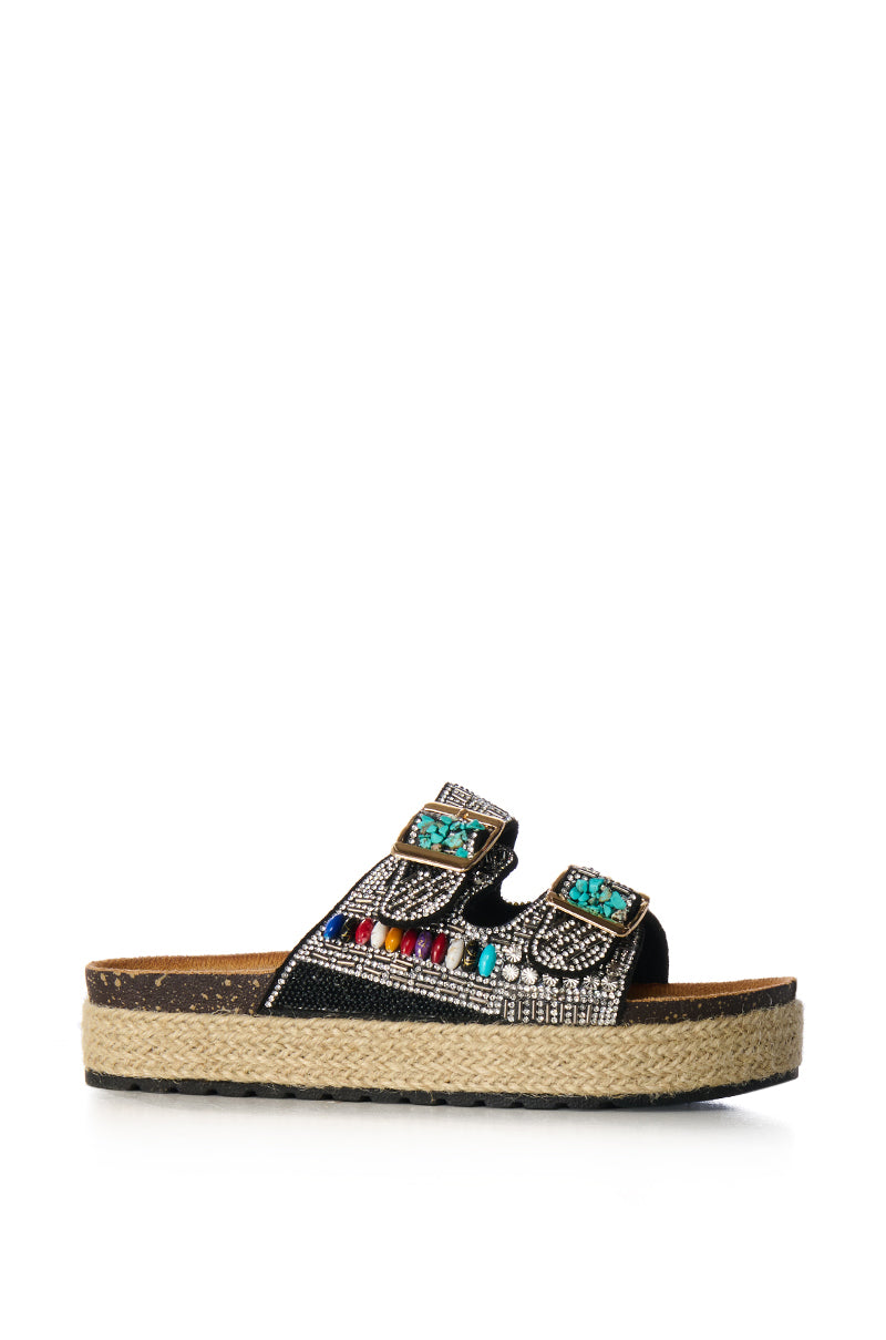 AZALEA WANG KAYLUM MULTI BEADED SANDAL