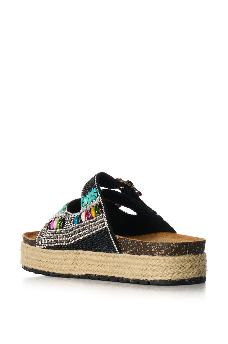 AZALEA WANG KAYLUM MULTI BEADED SANDAL