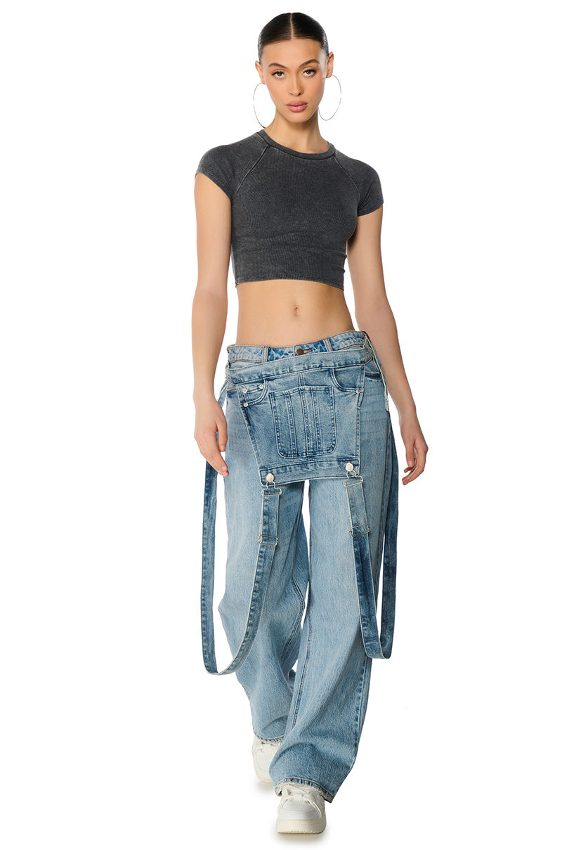 SABIE DENIM OVERALL BELT