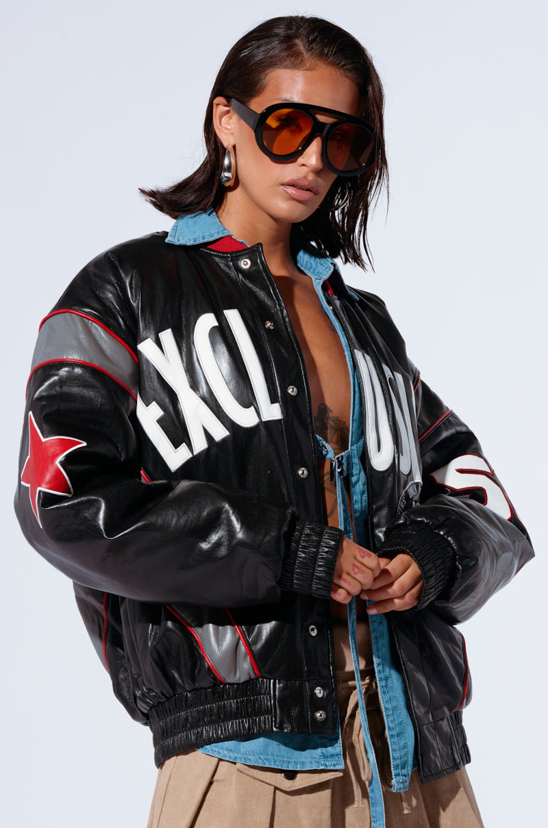 ROADRUNNER EMBROIDERED BOMBER