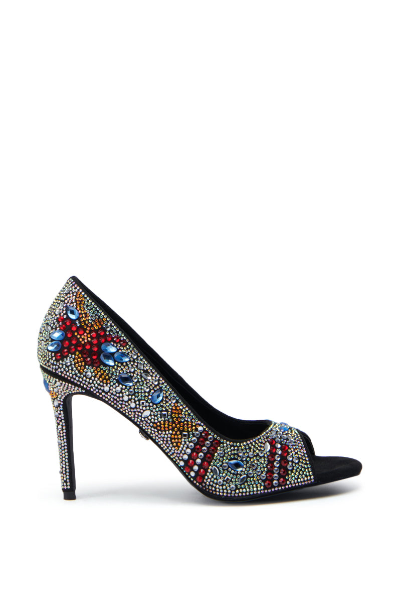 AZALEA WANG AZORA MULTI EMBELLISHED SANDAL