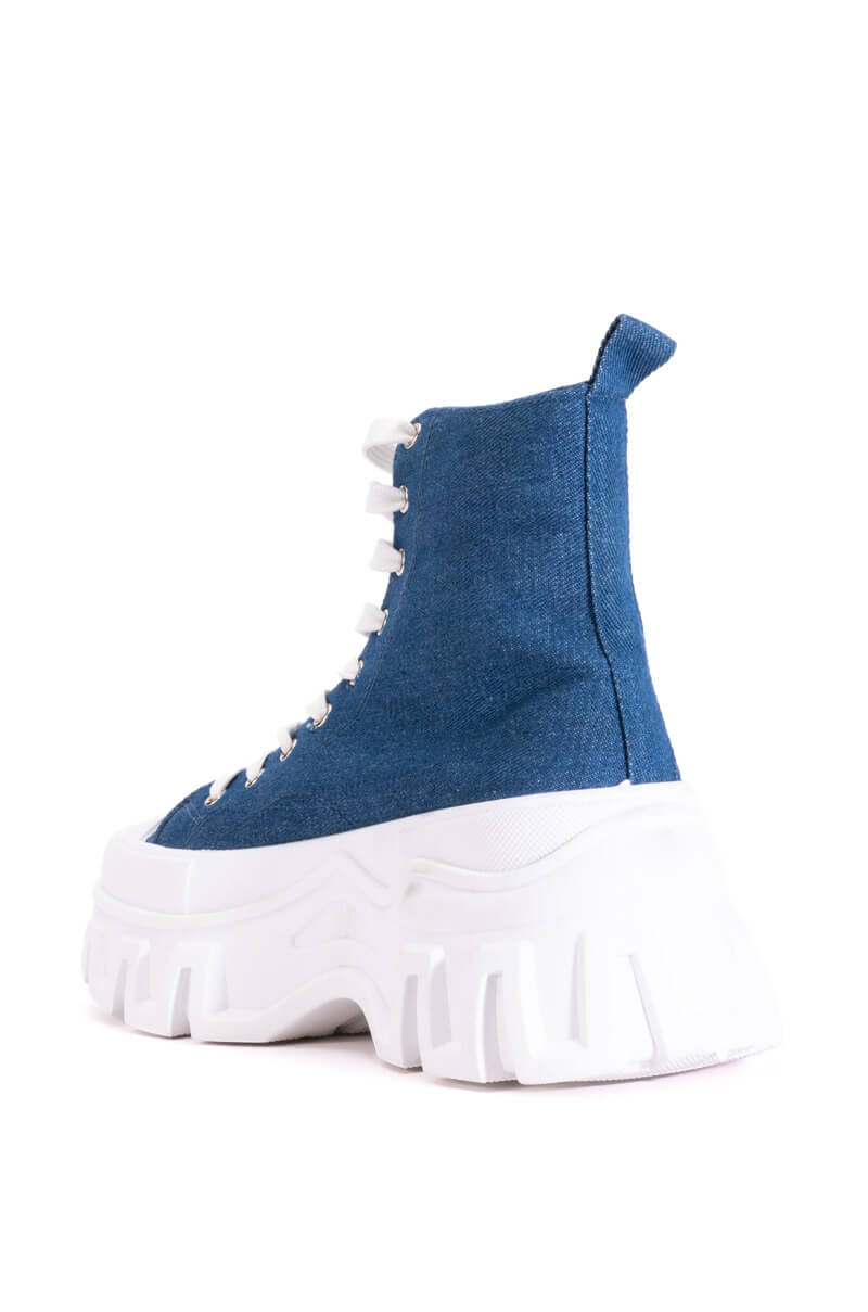 ROLLIN HIGH SHAFT DENIM SNEAKER