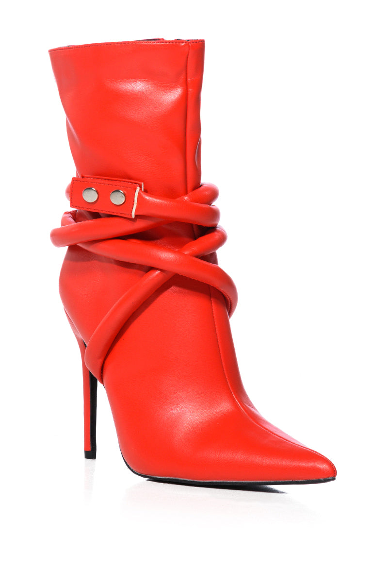 AZALEA WANG RHIANNA BOOTIE IN RED