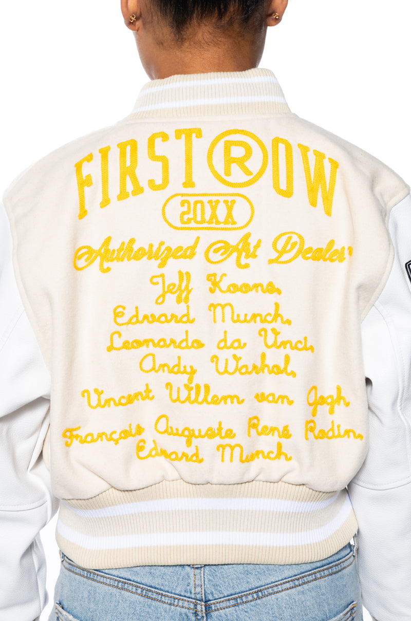 FIRST ROW ARTIST PATCH BOMBER