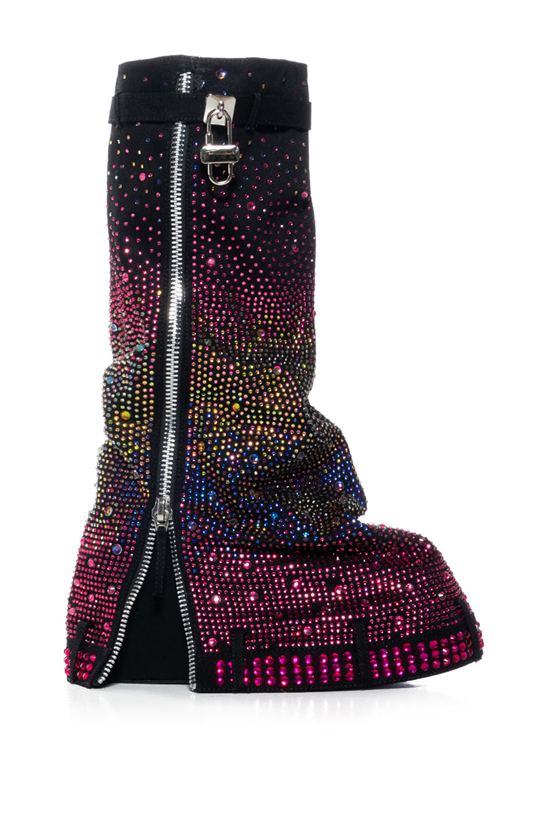 KASTEL FOLD OVER EMBELLISHED BOOT