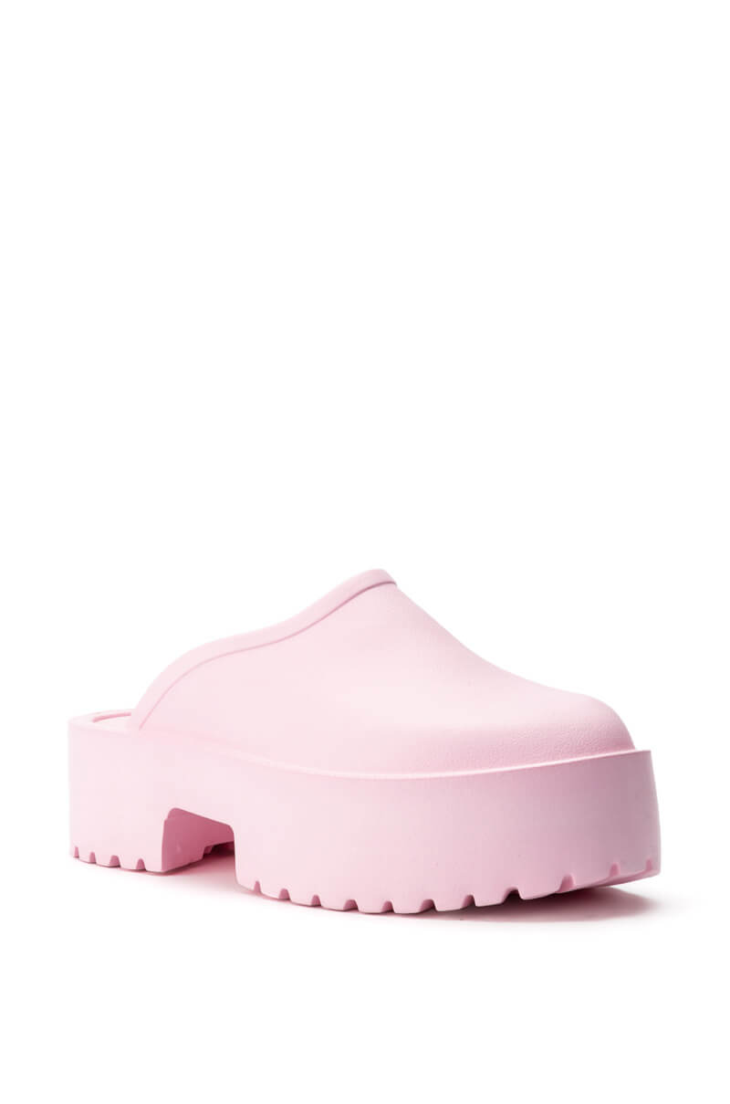 SLIP ON MULE IN PINK