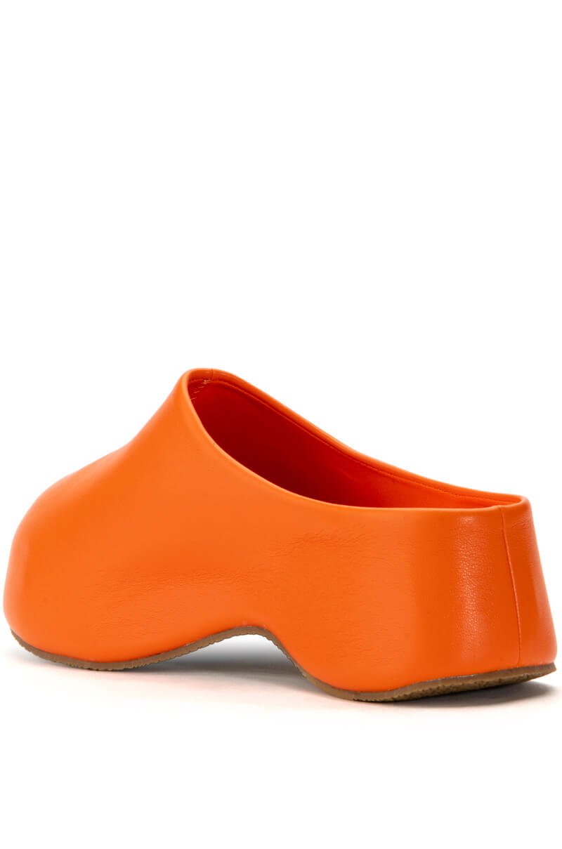 EMELIA EMBELLISHED CLOG IN ORANGE