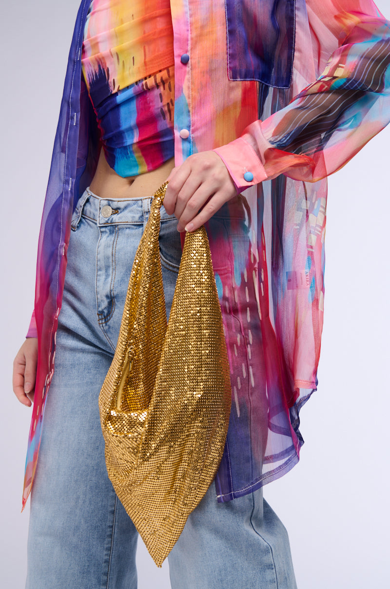 MEET ME AT THE DISCOTHEQUE CHAINMAILL BAG