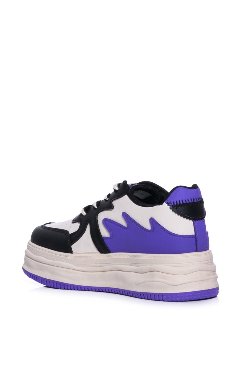 AZALEA WANG BIGGIE PURPLE SNEAKER