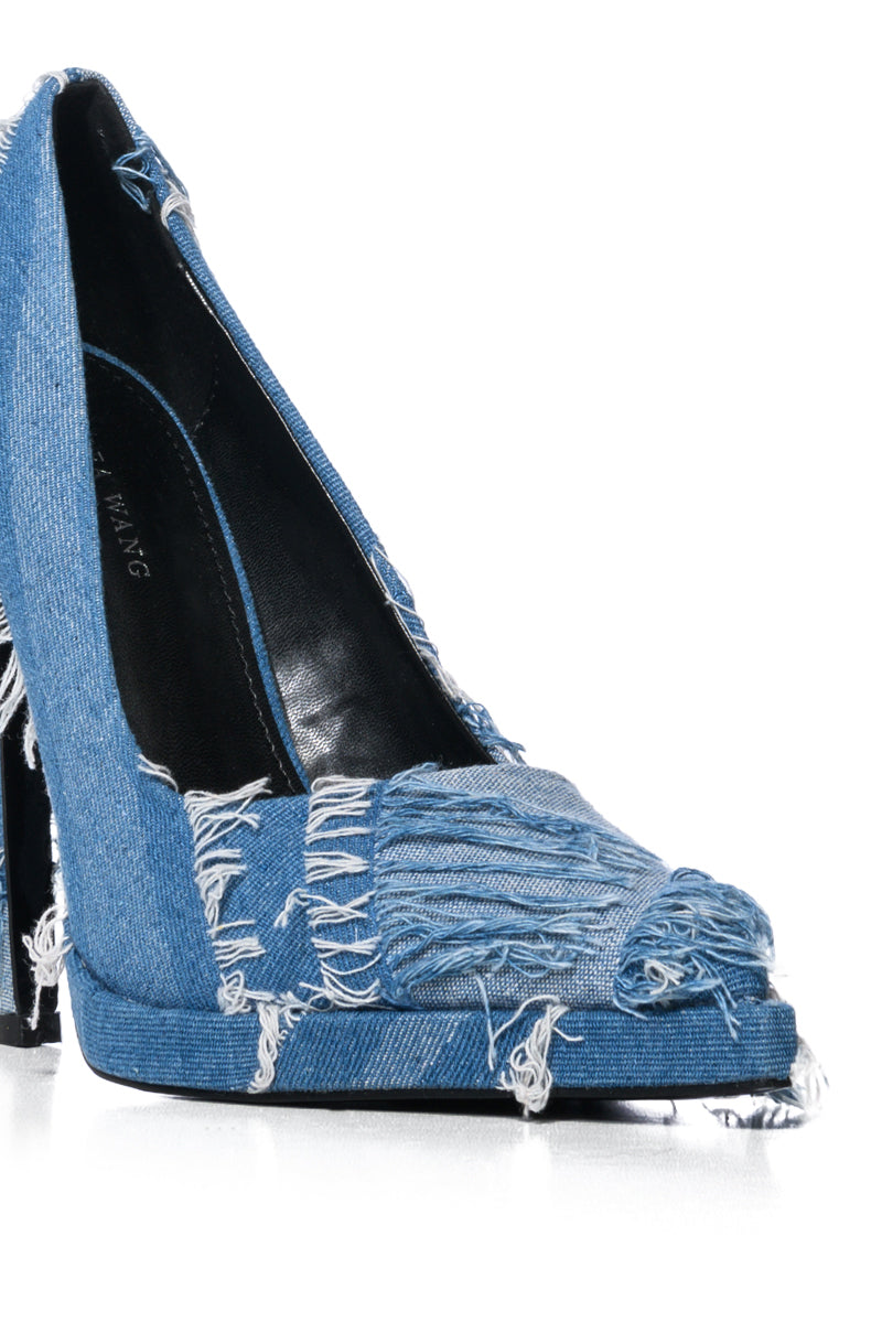 AZALEA WANG GIADA DENIM PUMP