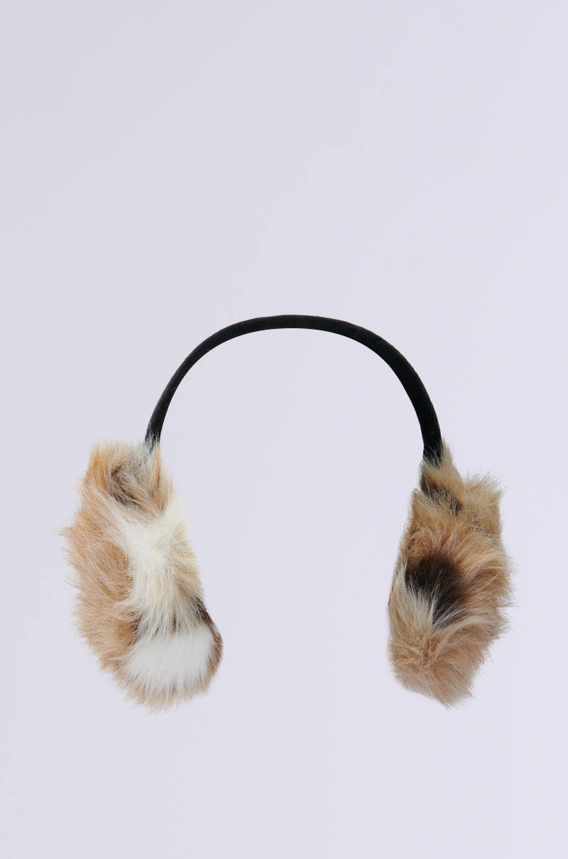 WILD ONE FAUX FUR EAR MUFFS