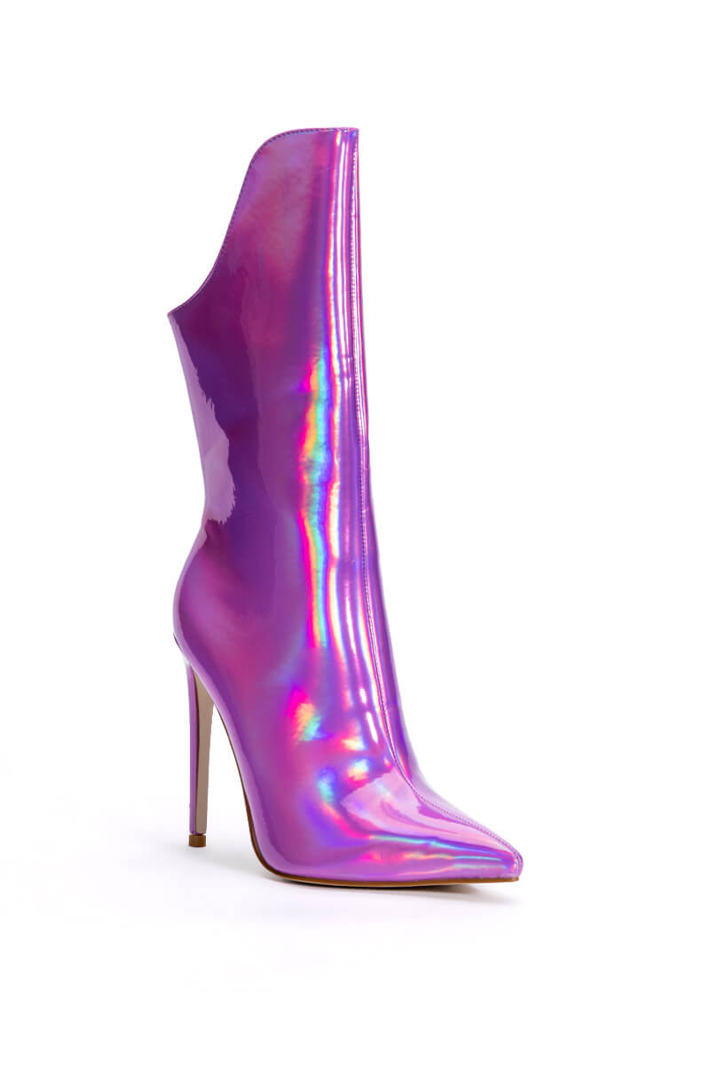 AZALEA WANG HALO SEXY BOOTIE IN PURPLE