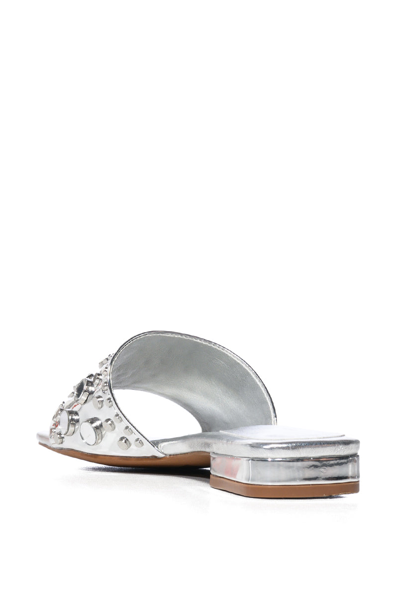 AZALEA WANG SONIA SILVER SANDAL