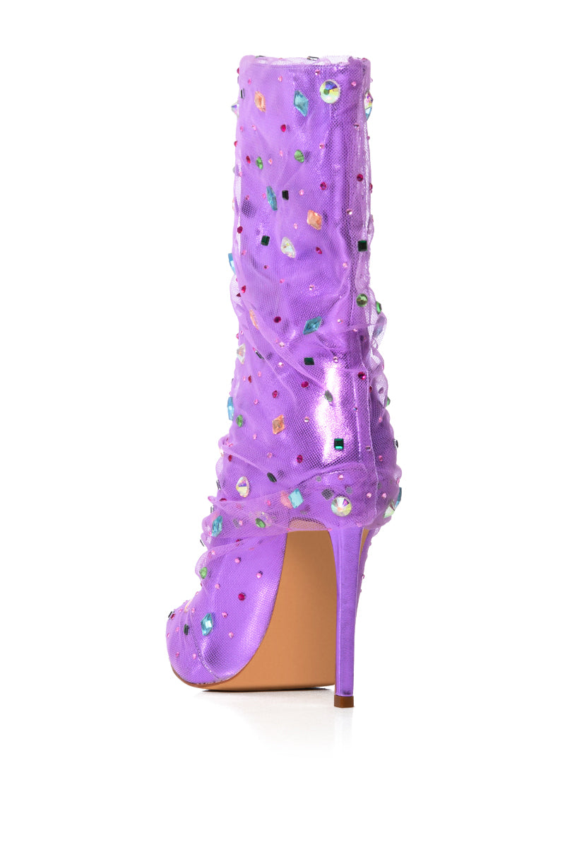 AZALEA WANG LIORA PURPLE GEM BOOTIE