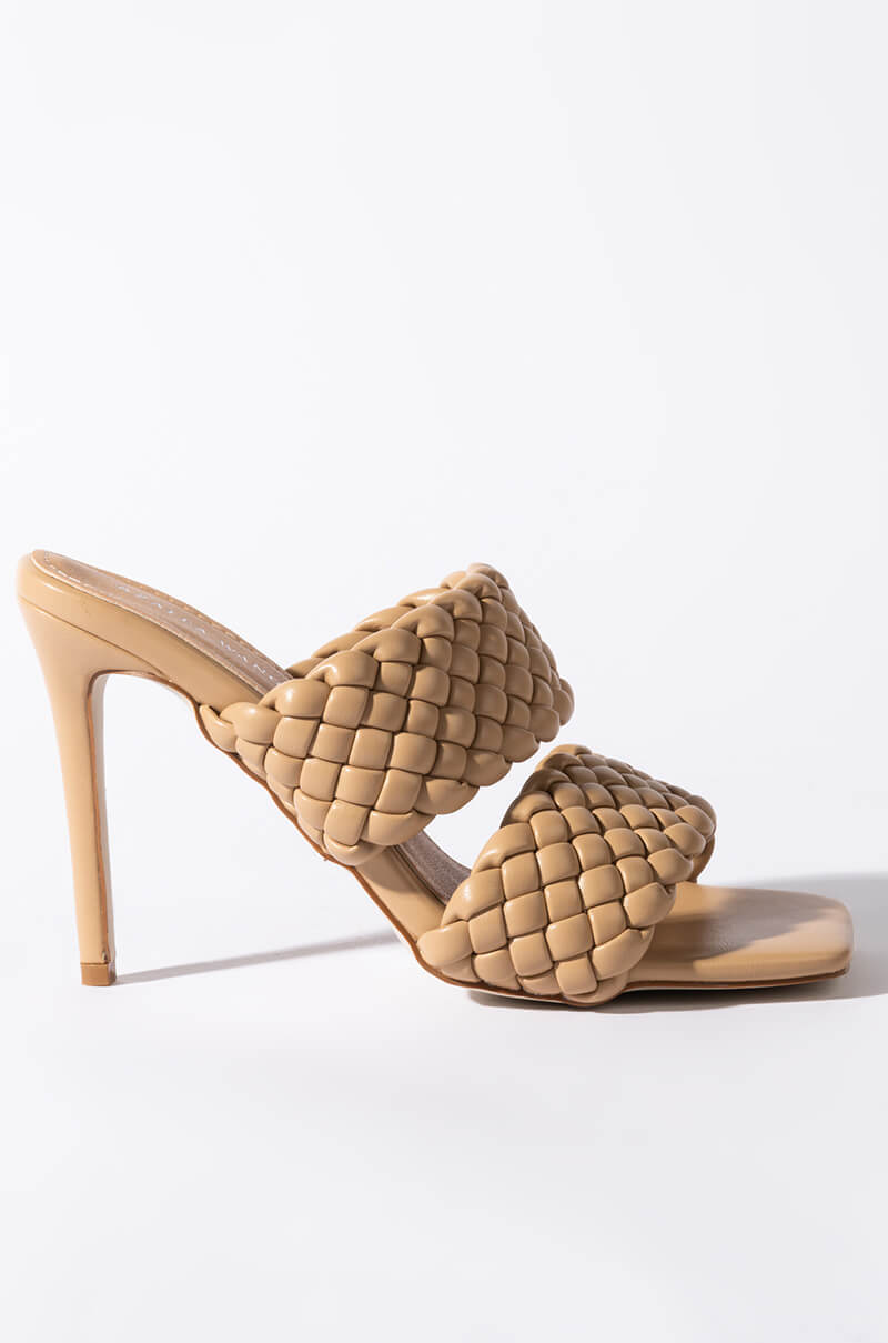 AZALEA WANG ALL YOUR LOVE STILETTO SANDAL IN NUDE