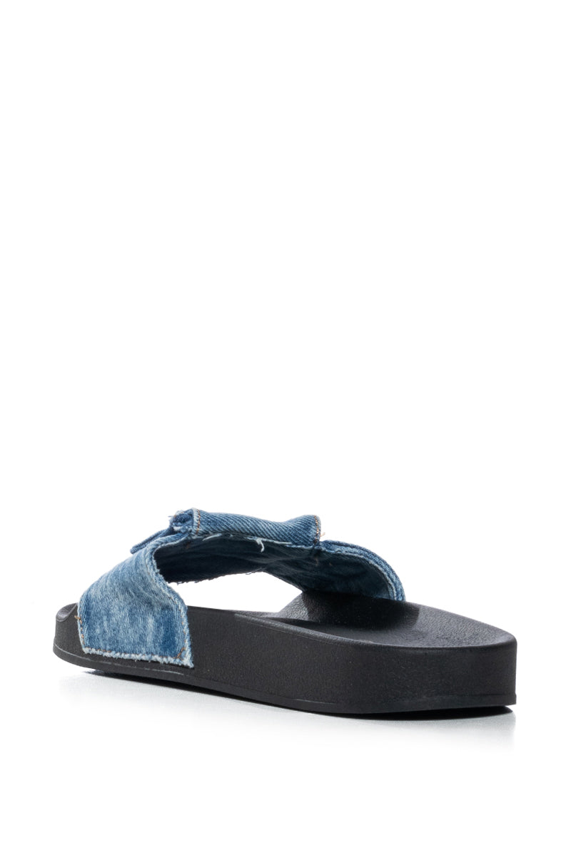 JOJO SQUAD BLUE FLAT SANDAL