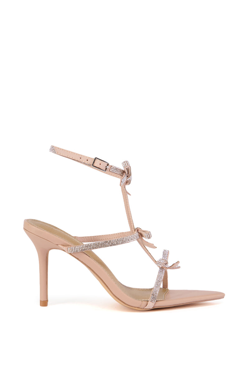 MICRODOSE NUDE SPARKLE STILETTO SANDAL