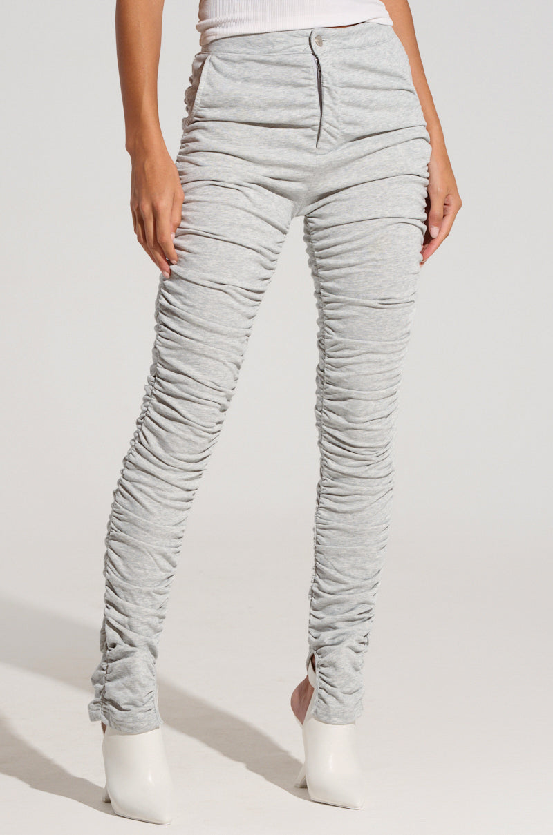 ALL EYES ON ME RUCHED TROUSER