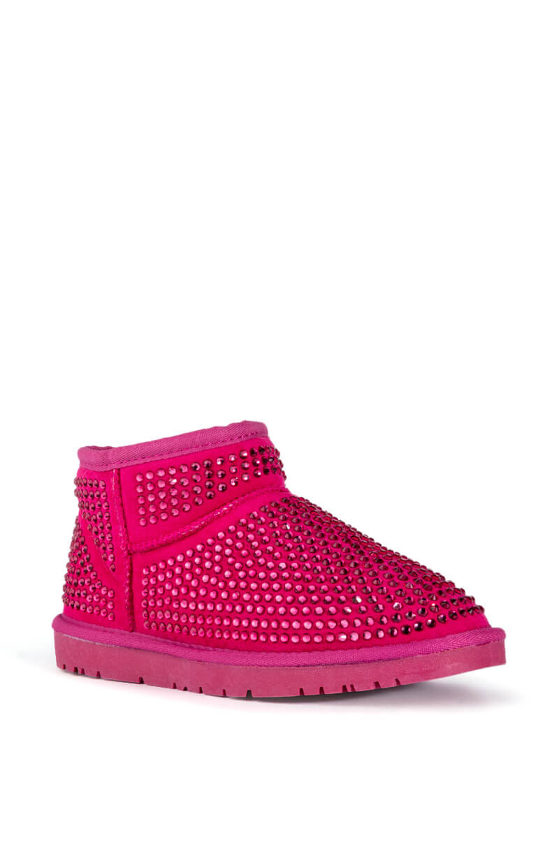 AKIRA FAIRYSTALE BLING BOOTIE IN PINK